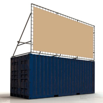 container spandoek frame compleet flmreclame