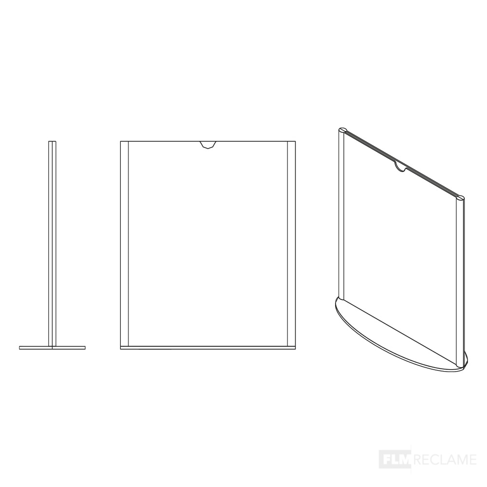 menukaarthouder-brochurehouder-glassgow-a4-a5-formaat-5 menukaarthouder brochurehouder a4 formaat schema